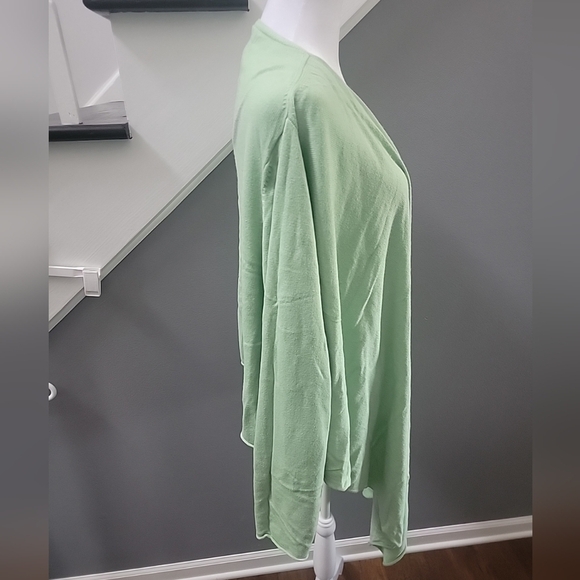 Eileen Fisher Light Green Cardigan - Picture 3 of 6